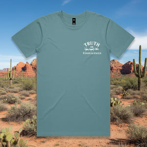 Truth or Consequences Long Horn 100% Cotton Unisex TShirt