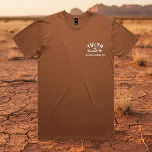 Truth or Consequences Long Horn 100% Cotton Unisex TShirt