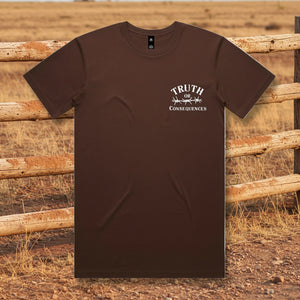 Truth or Consequences Long Horn 100% Cotton Unisex TShirt