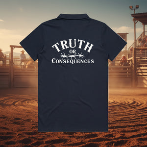 Truth or Consequences 100% Cotton Ladies Polo