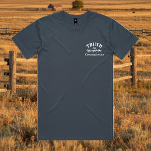 Truth or Consequences Long Horn 100% Cotton Unisex TShirt