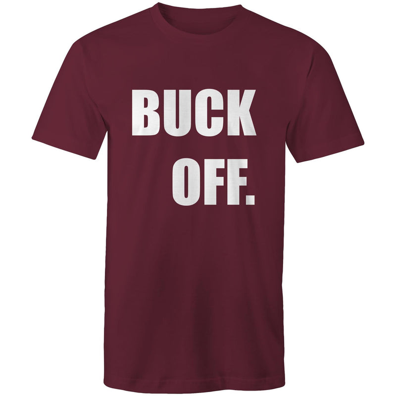 LIMITED EDITION BUCK OFF Oversized Tee - Burgundy